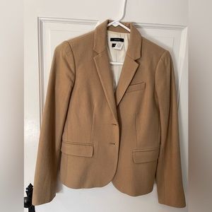 J Crew factory schoolboy blazer - size 0 - wool blend - size 0 - camel color.